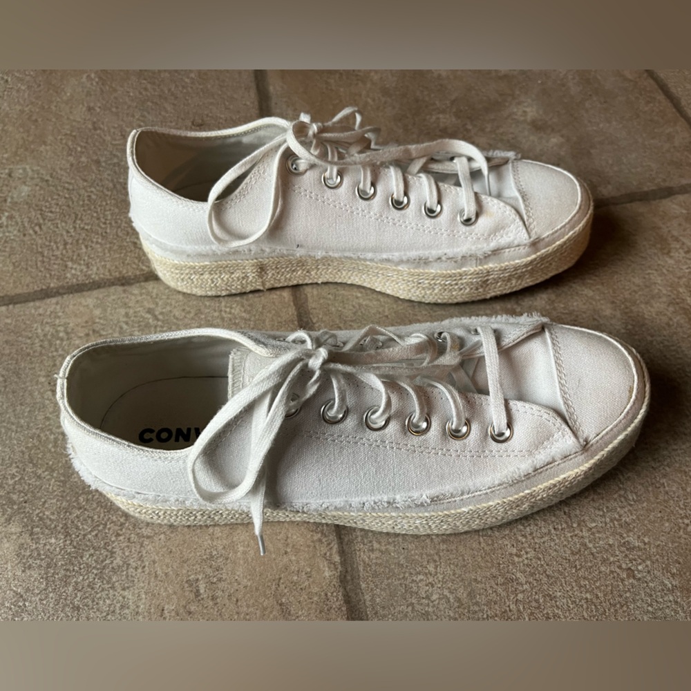 Converse Platform White Sneakers